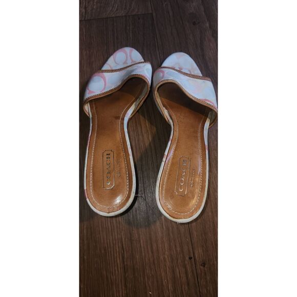 Coach Kristen Optic Pink Heels - Picture 3 of 8